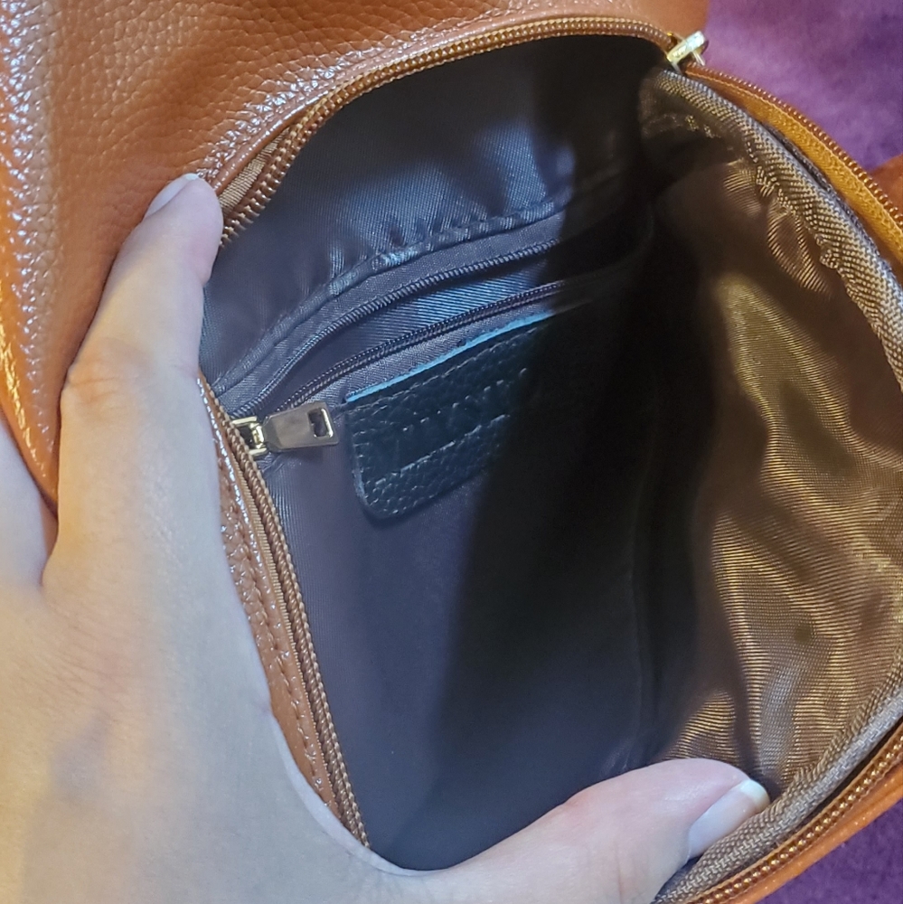 Brown Convertable Backpack Purse - image 7